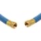 Continental 3/4" x 75' Blue EPDM Rubber Air Hose, 300 PSI, 3/4" FNPSM x FNPSM HZU07530-75-41 - alternate 2